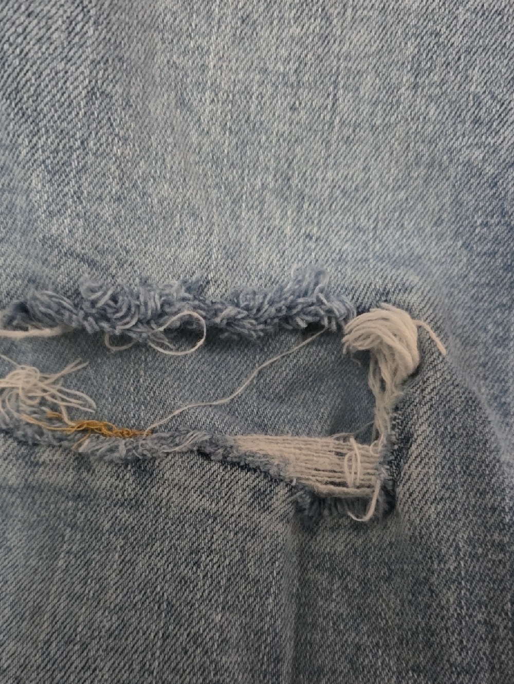 abercrombie kids Light Blue Straight Leg Jeans Girls 9/10 Long - Picture 10 of 10